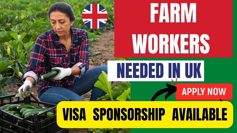 Farm Jobs in UK for Foreigners with Visa Sponsorship in 2025