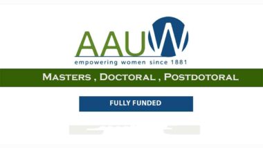 AAUW International Fellowships Scholarship 2025-2026